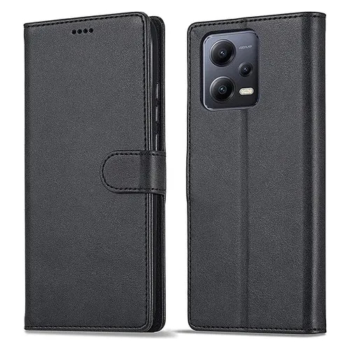 Capa Carteira Flip + Película 3D Para Xiaomi Poco X5 / Poco X5 Pro
