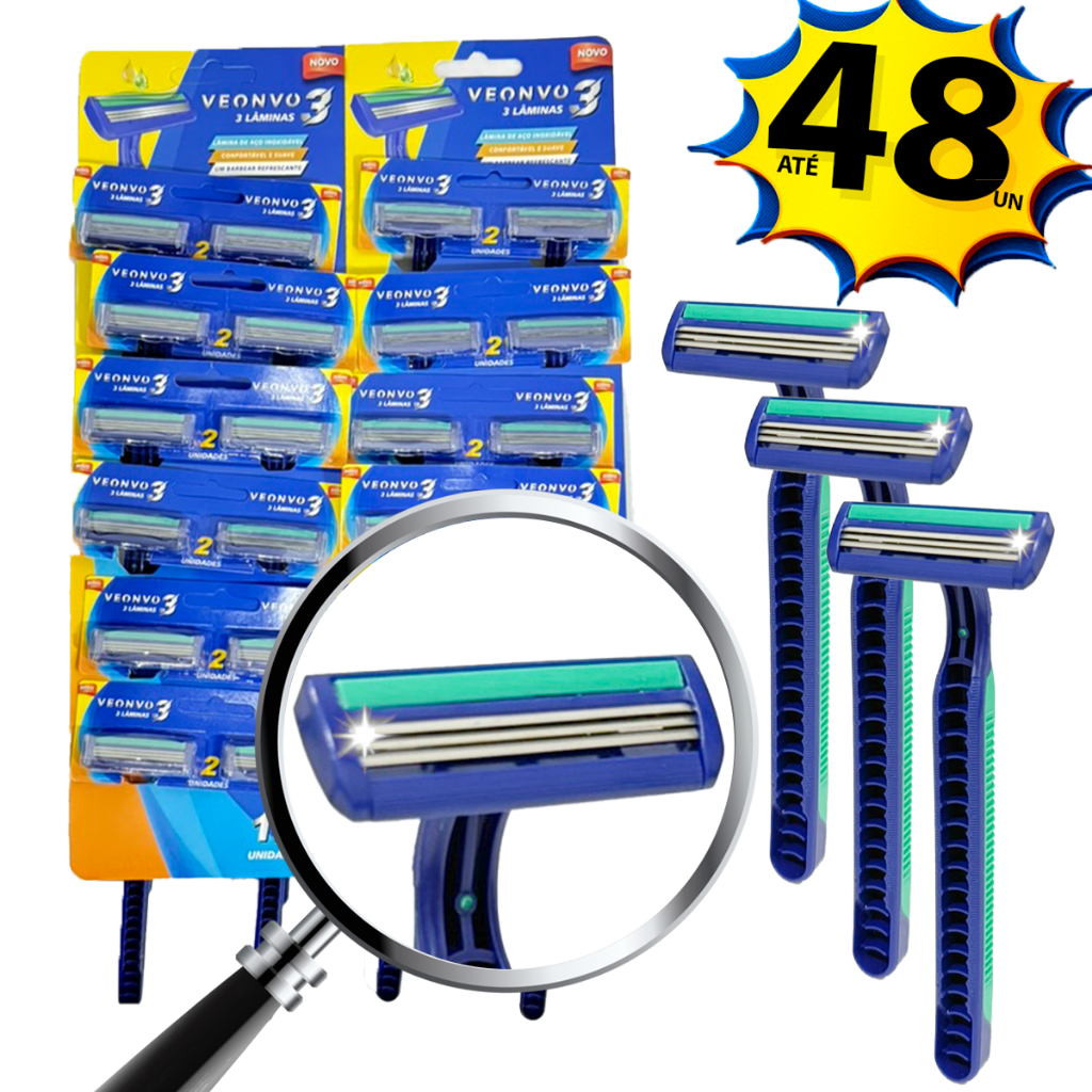 Barbeador com 3 Laminas: Onde Comprar | BuscaProdutos