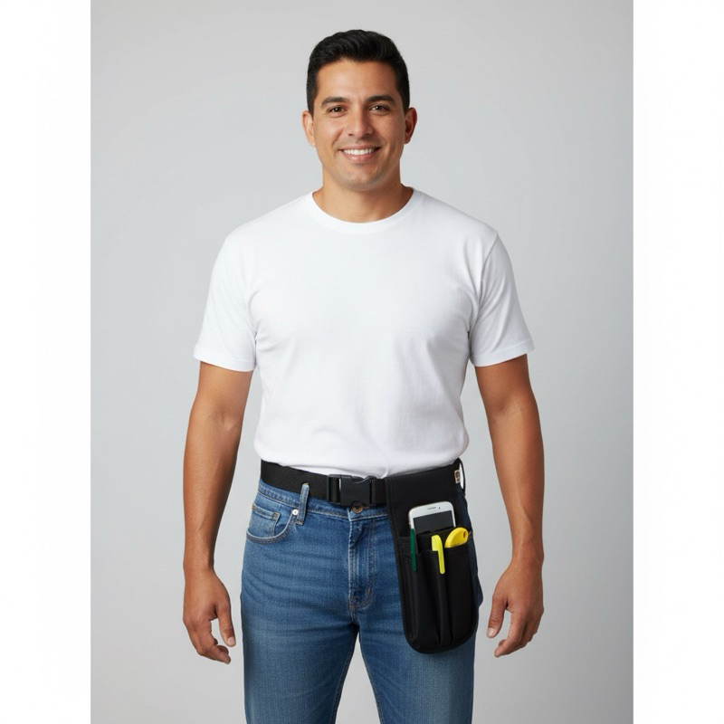 Cartucheira Pochete P Vendedor Promotor Cerimonialista Cabeleireiro Ateliê Karla Angelina em Oferta na Shopee