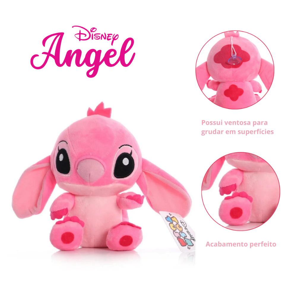 kit Casal Lilo E Stitch E Angel Namorados Disney Pelúcia - Melhor preço e qualidade Original