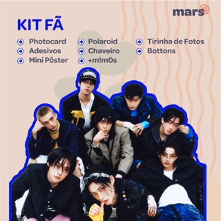 Kit Fã Stray Kids KARMA - Photocards - Bottons - Chaveiro - Fotos - (KPOP) em Oferta na Shopee