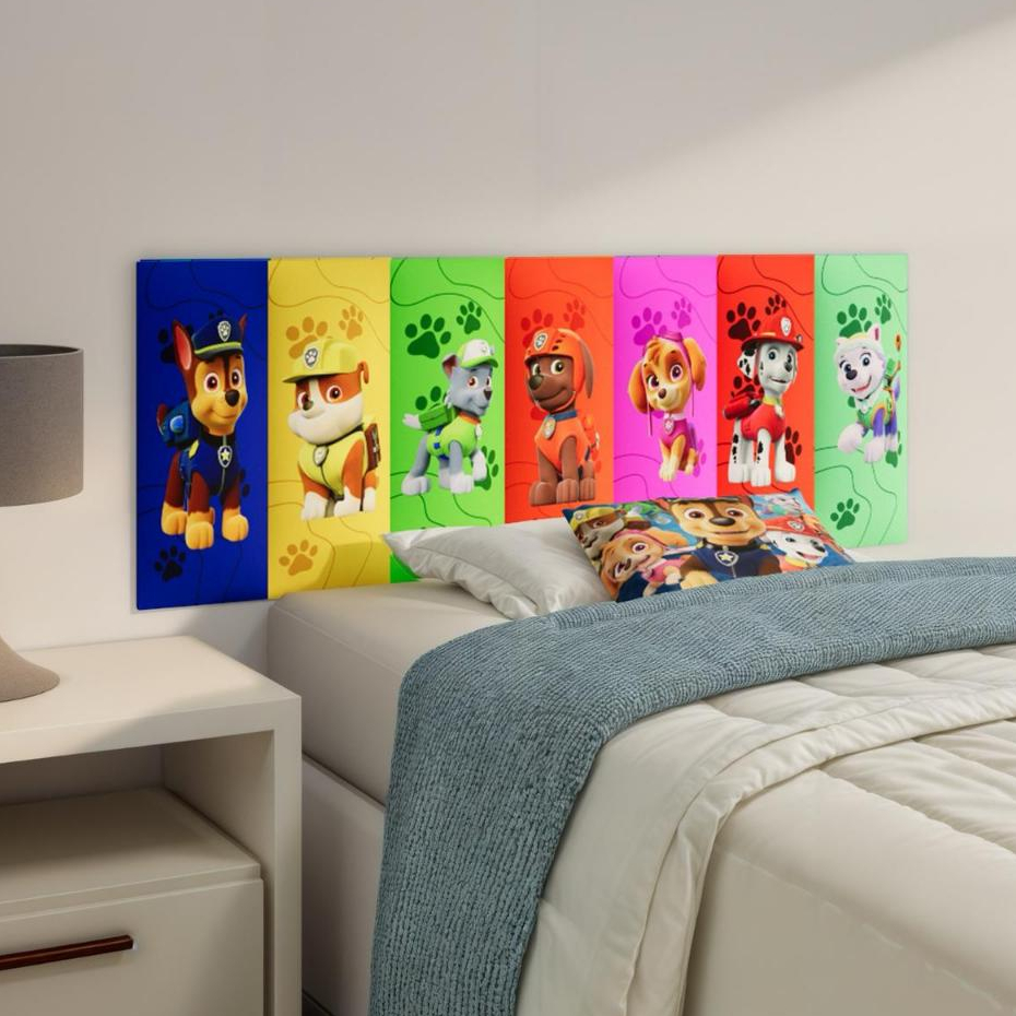 Cabeceira Cama Modular Infantil Menina e Menino + Fita de Fixação Auto Colante em Oferta na Shopee