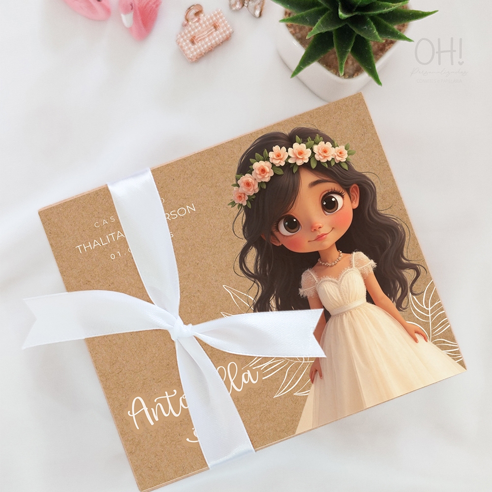 Convite daminha / florista / porta aliança em Oferta na Shopee