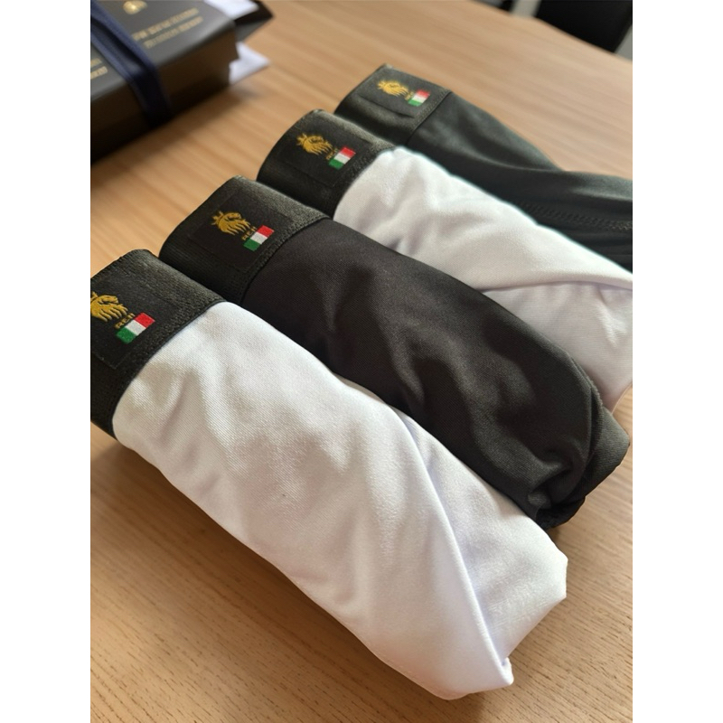 KIT 4 Cueca Box / Boxer Básica Preto e Branco Adulto Microfibra Premium com forro 100% Algodão em Oferta na Shopee