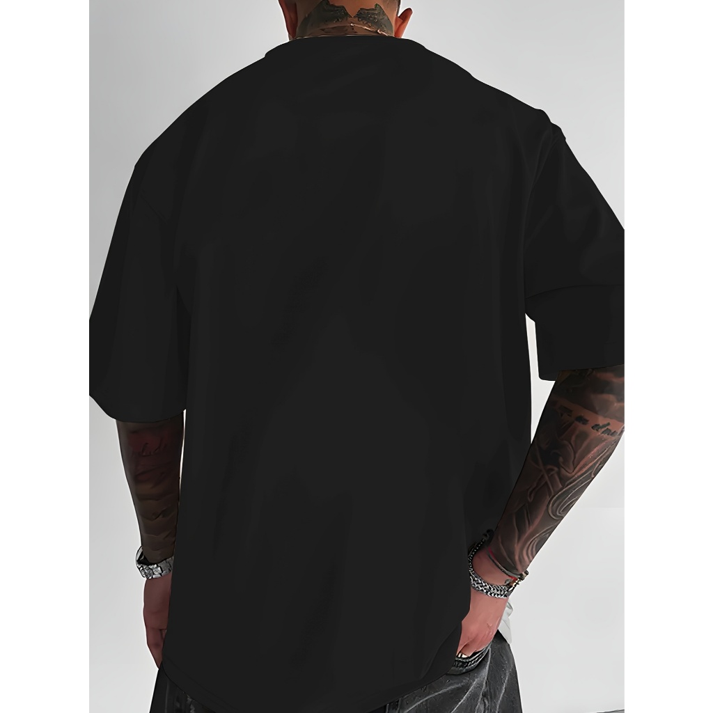 Camiseta Oversized Despojada Streetwear Urbano 100% Algodão treino largo academia