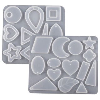 Molde de Silicone para Pingentes e Brincos / Molde para Resina em Oferta na Shopee