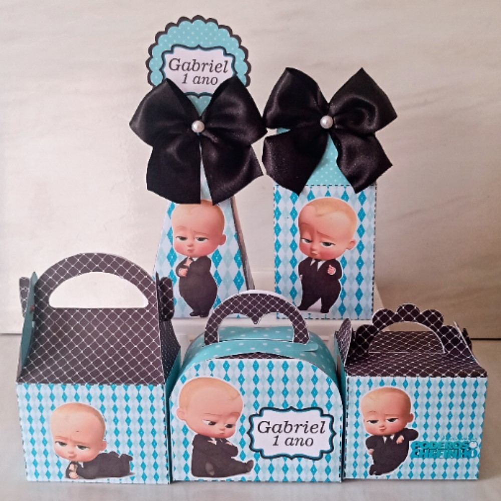 Kit Personalizados Poderoso Chefinho / Kit Festa Caixinhas Personalizadas Lembrancinha Mimos Aniversário.