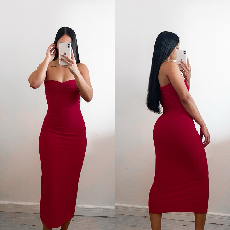 Justo Vestido Midi: Onde Comprar | BuscaProdutos