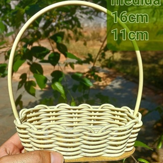 Kit 12 Cesta Fibra Sintética Oval Cesta de Páscoa Presente Natal Cesta Cosméticos em Oferta na Shopee