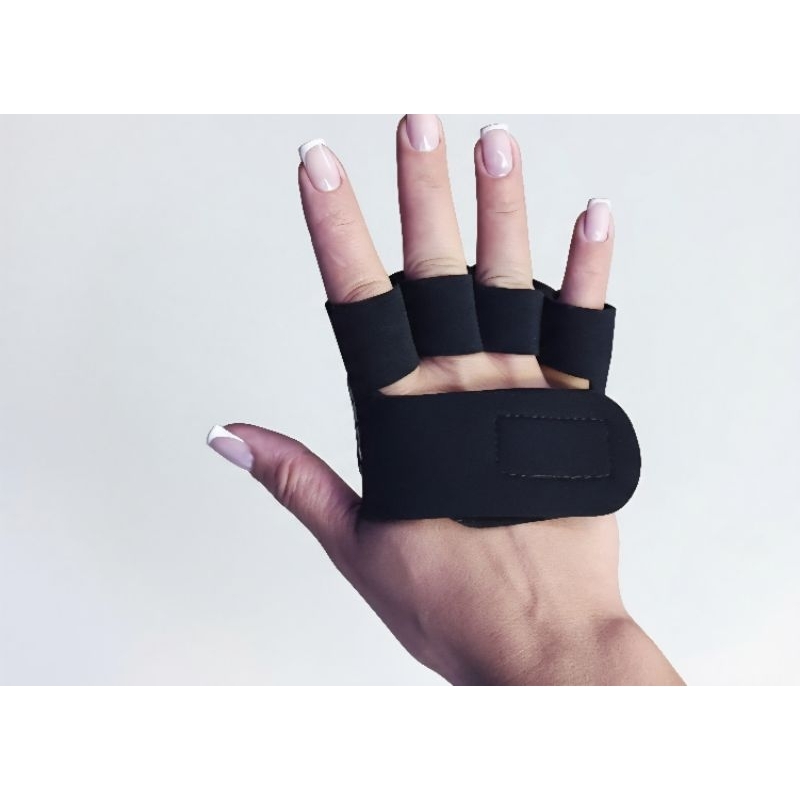 Luva Academia Meia Luva Neoprene Antiderrapante Unissex – Protege Calos e Melhora Pegada nos treinos meia luva