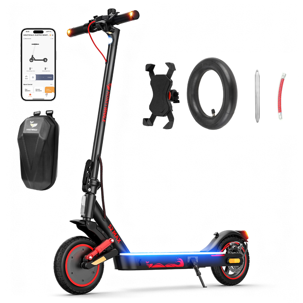 HONEYWHALE S2 MAX Patinete Elétrico Scooter 500W 32KM/H em Oferta na Shopee