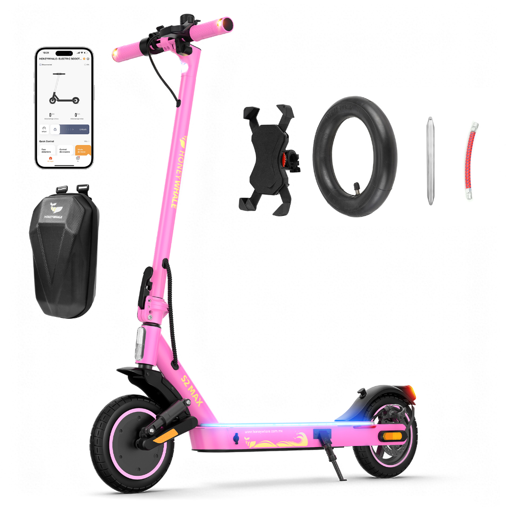 500W HONEYWHALE S2 MAX Patinete Elétrico Scooter 32KM/H em Oferta na Shopee