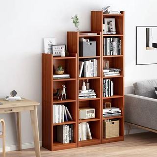 Estante multifuncional de 6 níveis para livros, armário de exposição