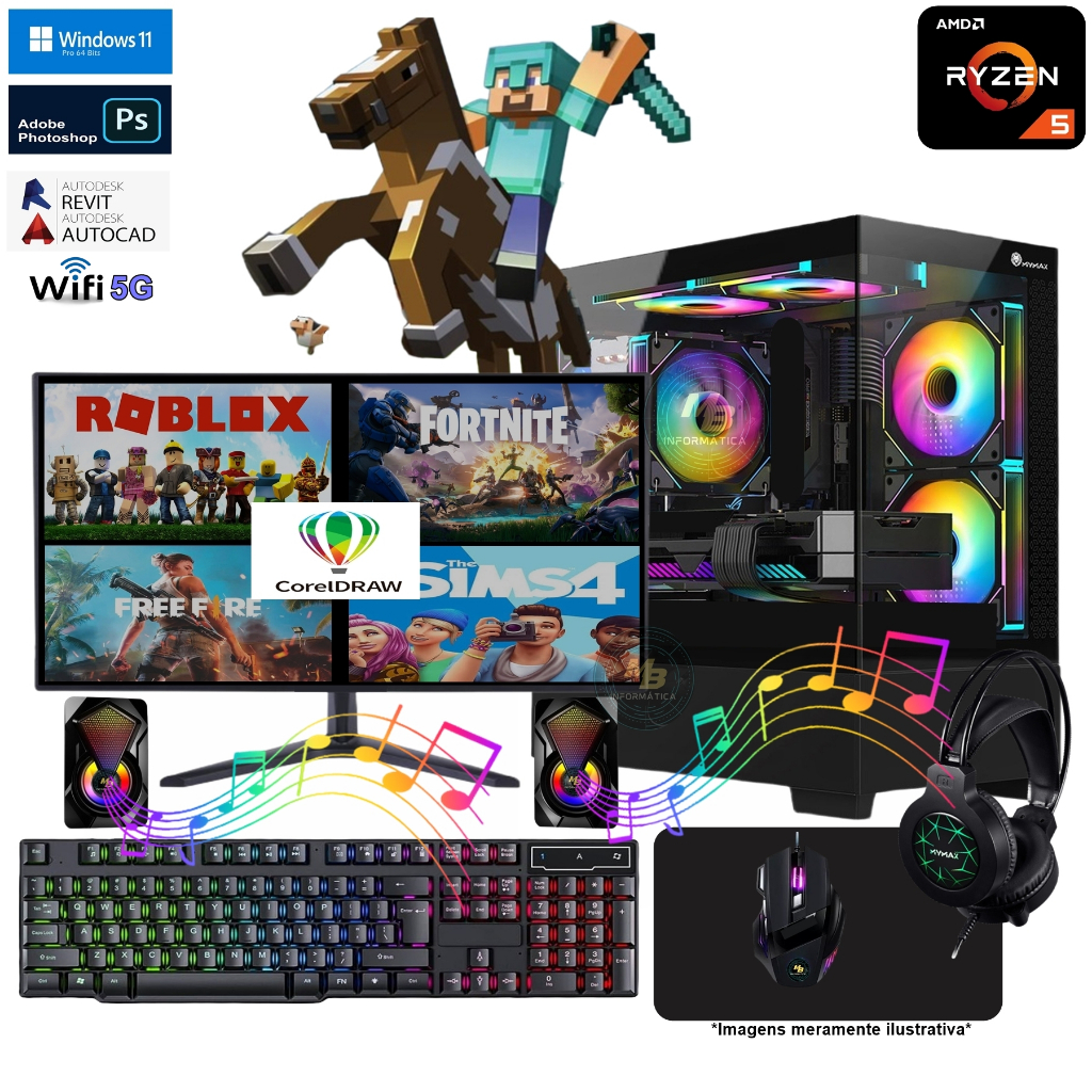 Fotos de Computadores Gamers: Onde Comprar | BuscaProdutos