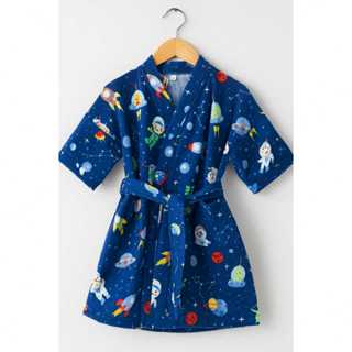 Roupão Infantil Estampado Confortável – Modelos Diversos Menino e Menina 2 a 16 anos em Oferta na Shopee