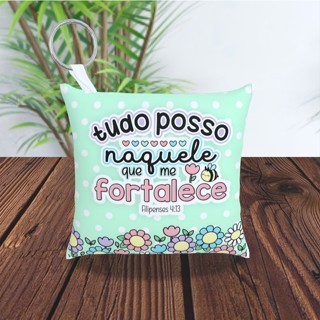 Kit 30 Almochaveiros Religiosos personalizados Arte frente e verso em Oferta na Shopee