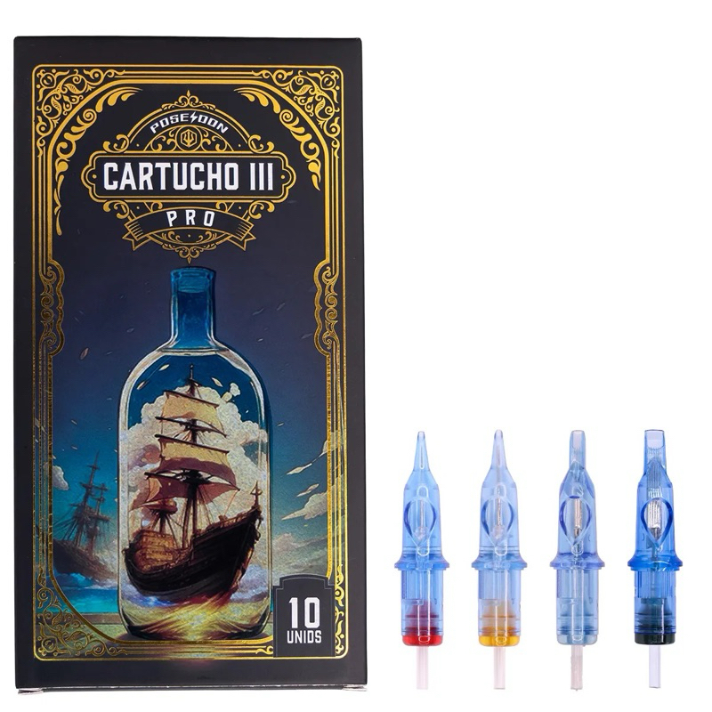 Cartucho Poseidon ( RM - PINTURA) Round Magnum 10 unidades