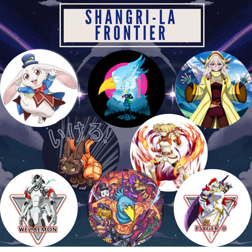 Bottons Broches Anime Mangá Shangri-La Frontier 4,5cm