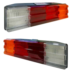 Lanterna Traseira Caminhão Mb 1113 1618 1620 Reforçada Tricolor Ambos Lados