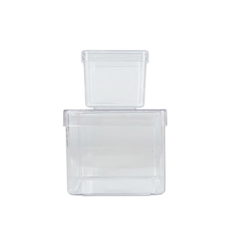 Kit Festa - Caixinhas Caixas Acrílicas duplas 05 4x4 e 05 6x6- para festa aniversario personalizavel em Oferta na Shopee