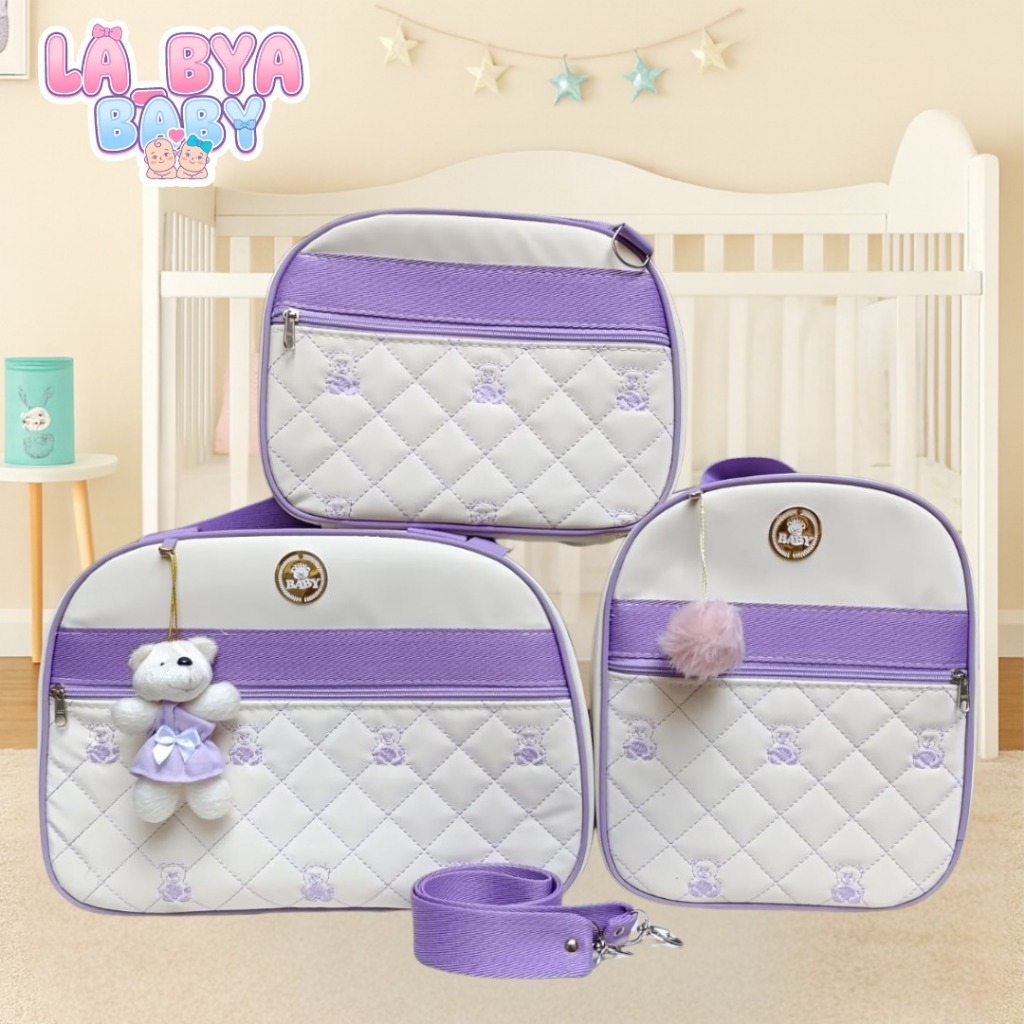 Kit Maternidade Ursinho com 3 peças em Oferta na Shopee