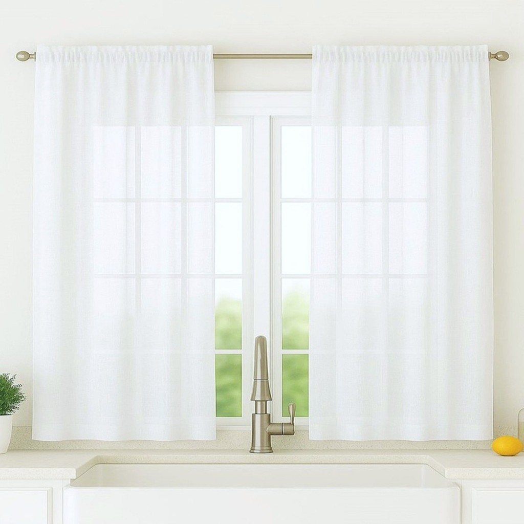 Cortina Linho Voil Flame Luxo 3,00x1,30 Varão Passante Sala Quarto em Oferta na Shopee