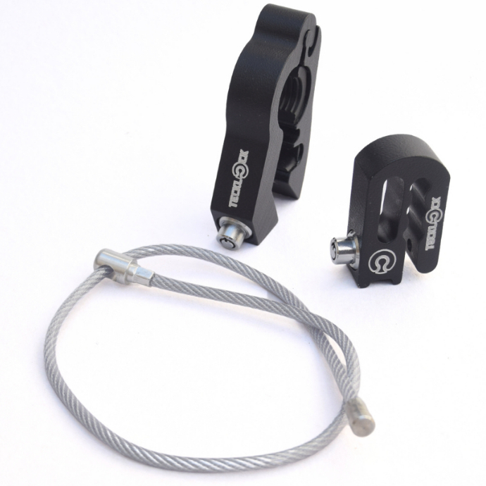 Trava p/ moto | Kit Completo -Trava Manete Manopla + Trava Disco freio + Trava para dois Capacetes-