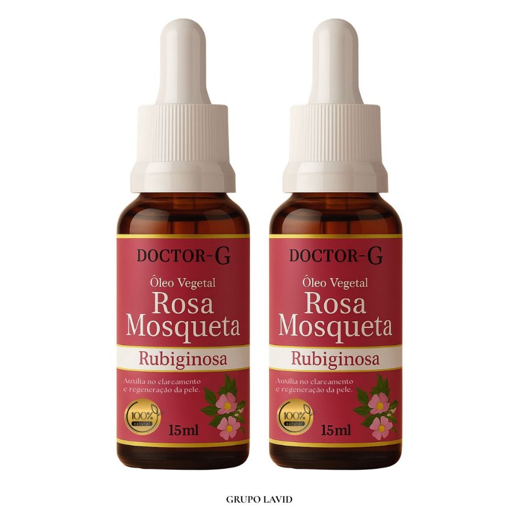 Kit 2 Óleo Vegetal de Rosa Mosqueta Rubiginosa | Prensado a Frio,  Natural