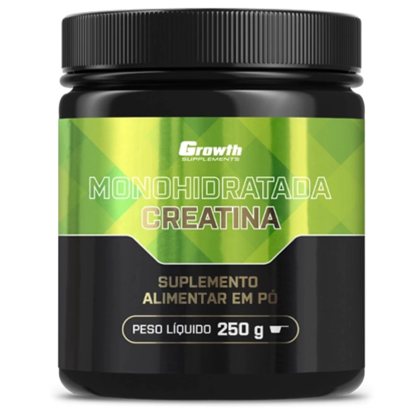 Creatina Pura 250g Monohidratada Growth Supplements