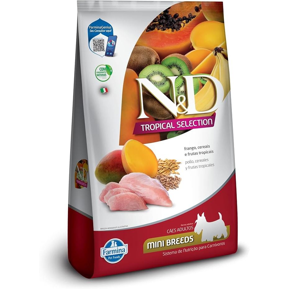 Ração Ned Tropical Selection Canine Ad Mini Frango 10,1Kg