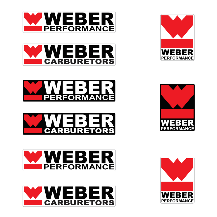 adesivos weber carburetors performance carburadores stickers old school opala dodge maverick