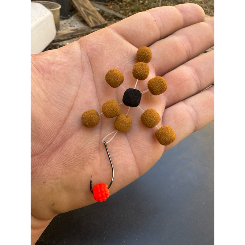 manhosinho de 8mm com anzol pinnacle de alta qualidade para pesca de tambaqui tambacu etc.. em Oferta na Shopee