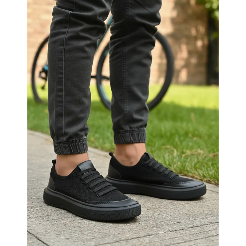 Tênis Casual Sapatênis Masculino Ed Shoes Nylon Premium Loafer Slip On