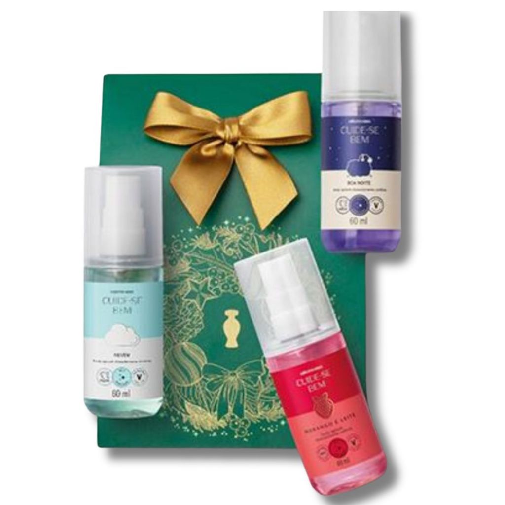 KIT PRESENTE CUIDE-SE BEM MINI BODY SPLASHES (3 ITENS)