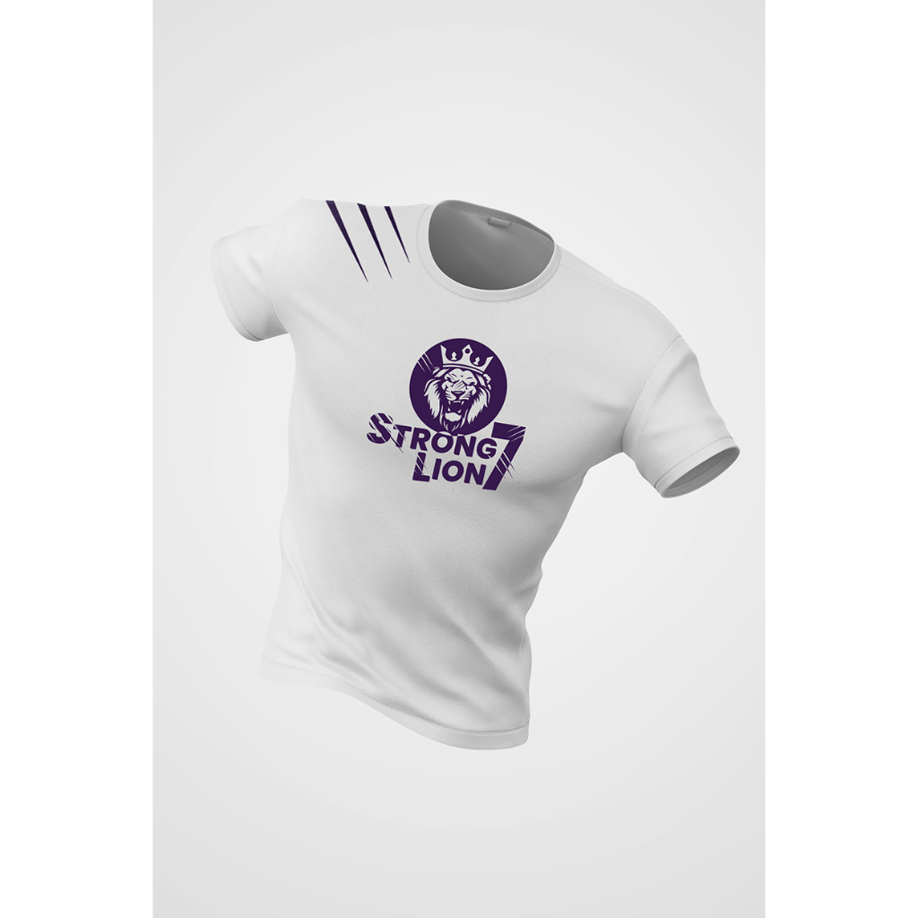 Camiseta Dry Fit Masculina Strong Lion – Leve, Macia e Confortável