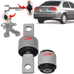 Buchas Tirante Braço Superior Traseiro Honda Civic 2001 2002