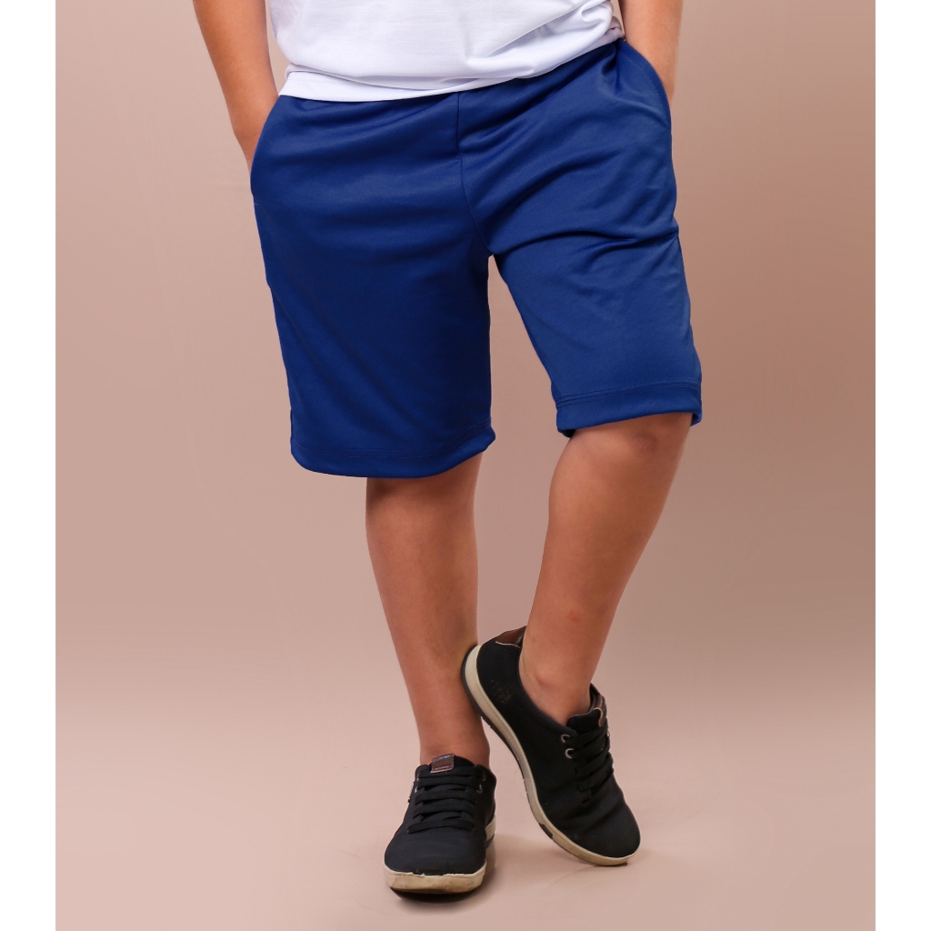 Bermuda escolar uniforme escolar adulto masculino short helanca menino
