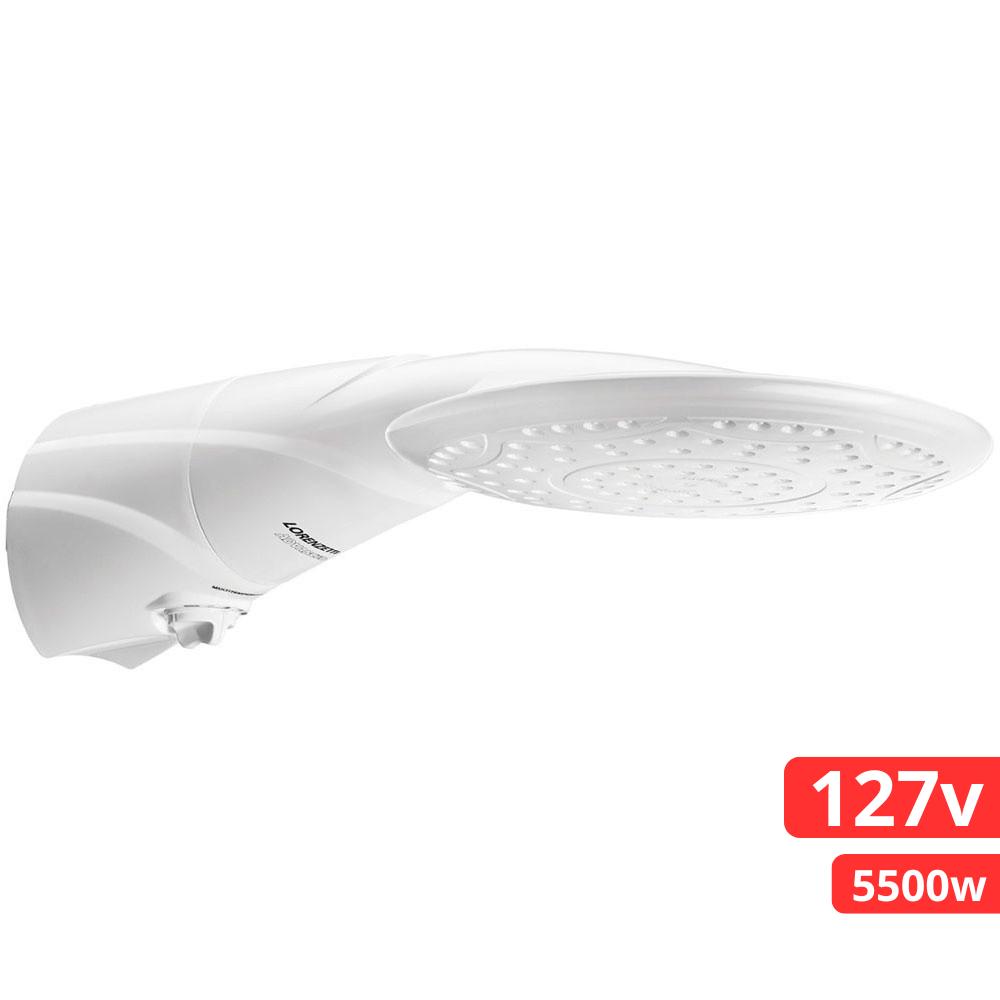 Chuveiro Ducha Advanced Multitemperaturas Branco 127v 5500w Lorenzetti