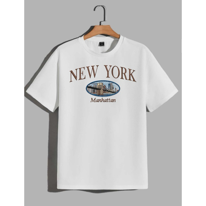 Camiseta 100% Algodão Premium Unissex New York EUA City