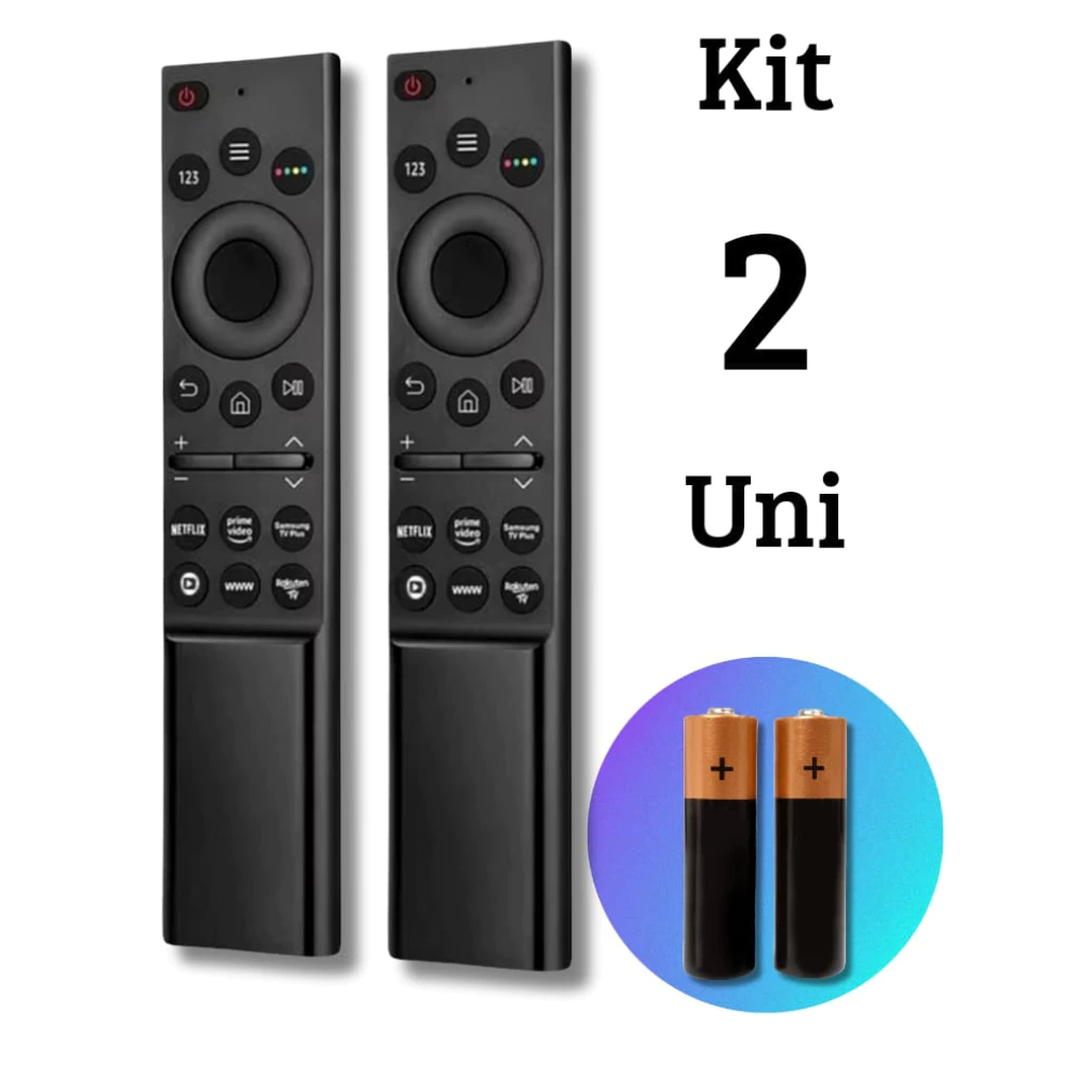 Controle Remoto Smart Tv Compatível SAMSUNG 4K 8K QLED UHD CU8000 AU7700 q80A BU7700 DU7700 BN-59