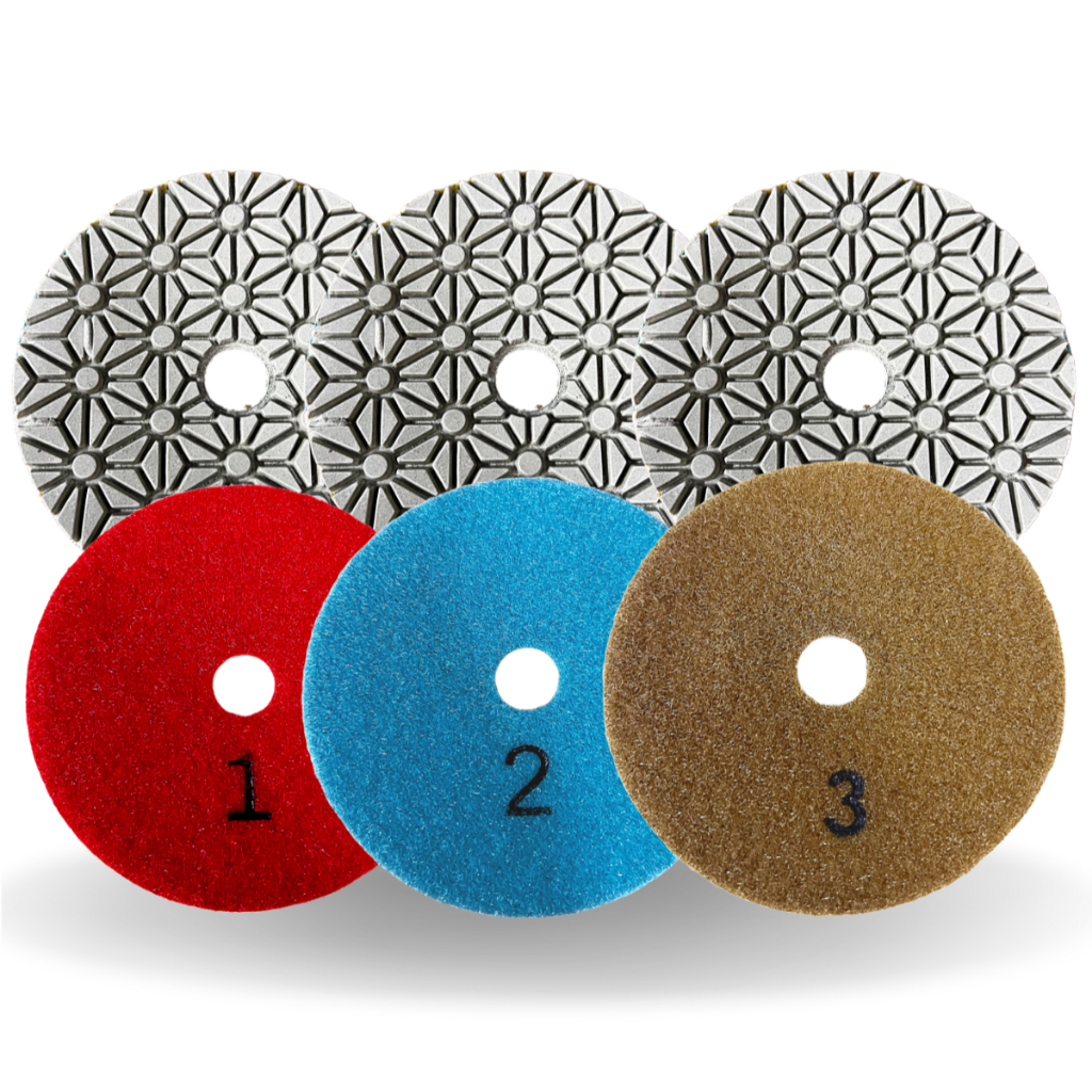 Lixas Brilho D Água Diamantada Três Passos Polimento Granito Mármore Porcelanato em Oferta na Shopee