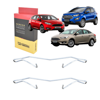 Kit 2 Trava Mola Pastilha Freio Dianteiro Ford Ecosport 2013 a 2021 Focus 2014 a 2019 em Oferta na Shopee