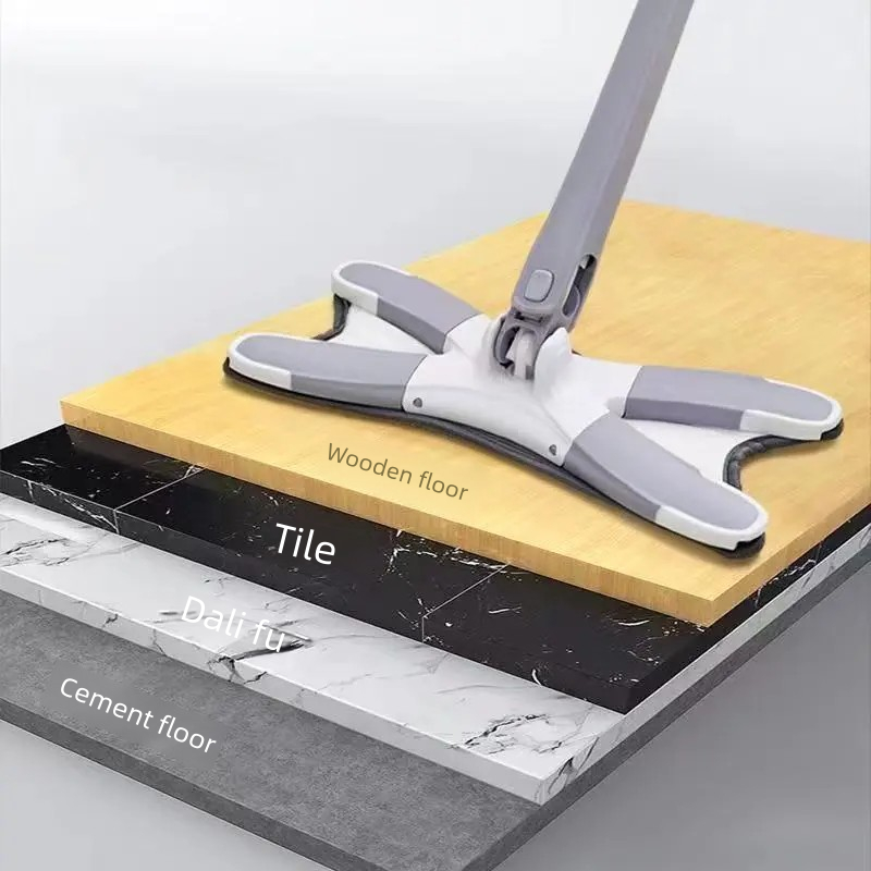 Esfregão Giratório Multiuso Rodo Mágico Mop 360° Com 2 Refis