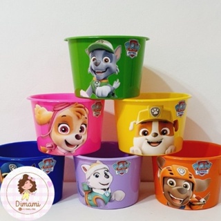 kit 15 baldinho + laço + embalagem Patrulha canina - kit cineminha cute em Oferta na Shopee