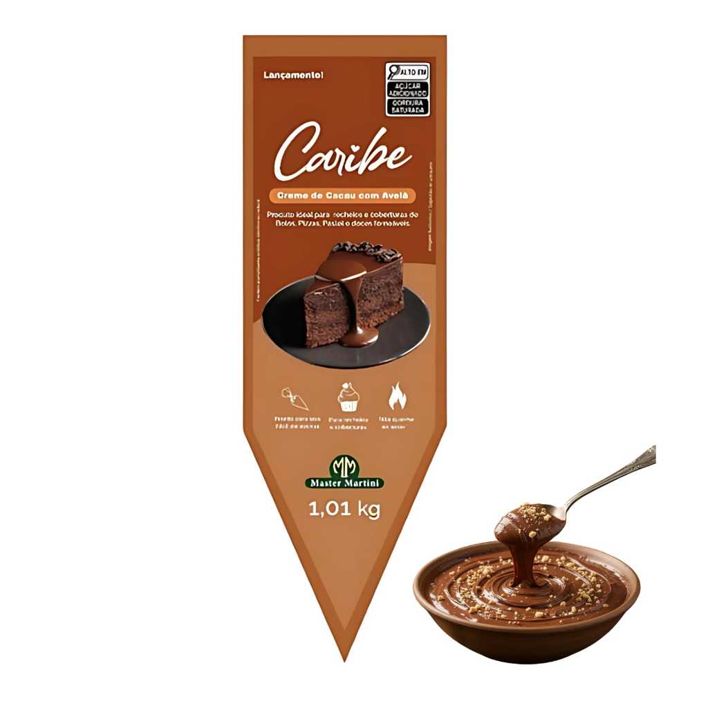 Creme de Cacau com Avelã Caribe - Master Martini 1,01 kg em Oferta na Shopee