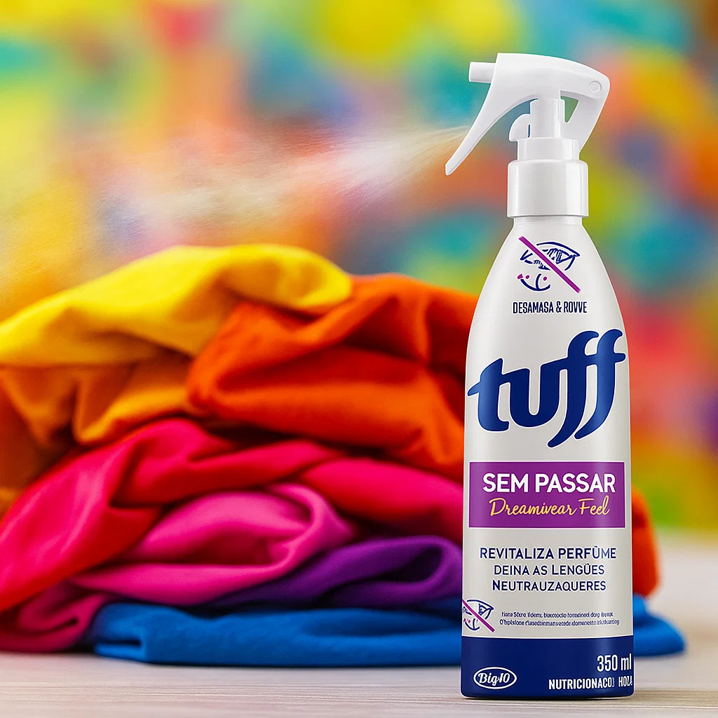 Imagem Tuff Desamassa e Renova O Fim do Ferro de Passar