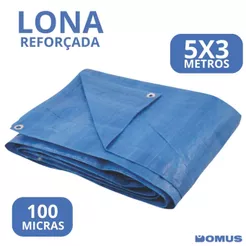Lona de Polietileno 5x3m Azul 70g/m2 100 Micras Ajax