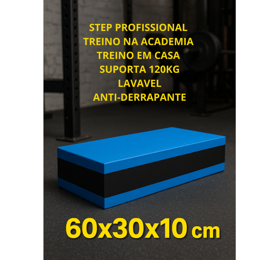 Step em Eva 60x30x10cm de alta qualidade academia Fitness - Impacto Ioga Crossfit  Treino em cas em Oferta na Shopee