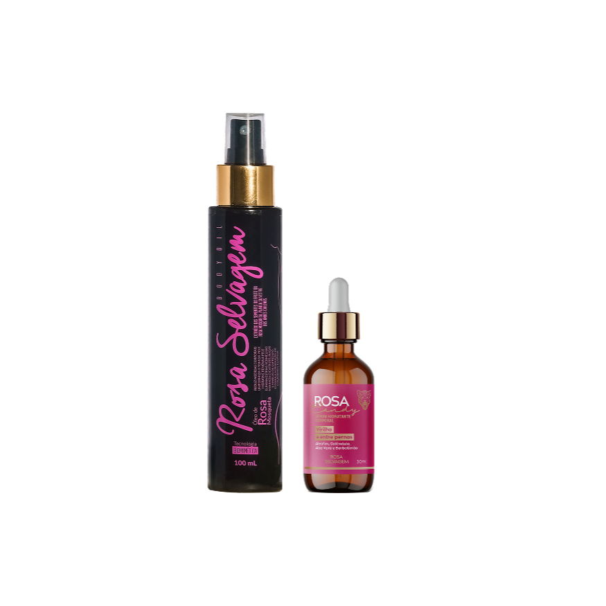 Kit Rosa Candy: Sérum Clareador Íntimo + Óleo - Rosa Selvagem em Oferta na Shopee