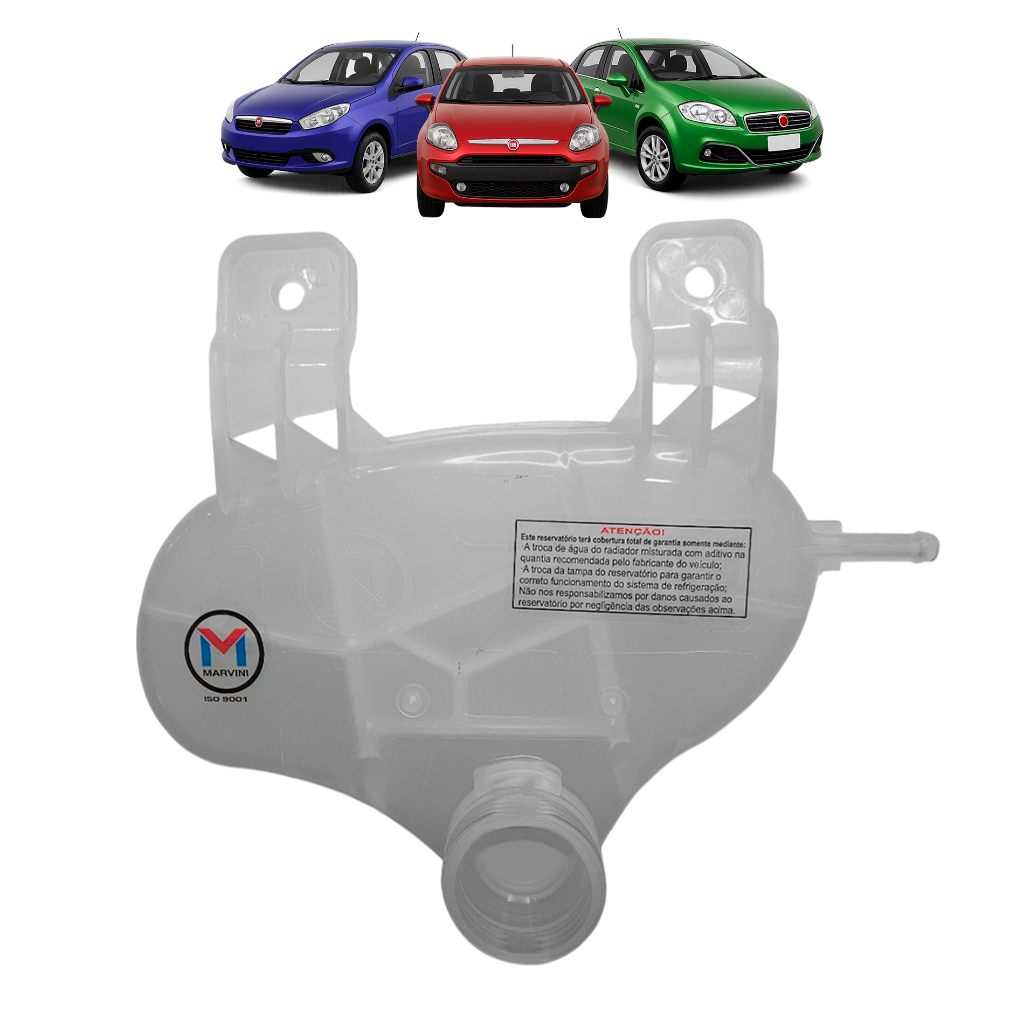 Reservatório Água Radiador Fiat Punto 1.6 1.8 2011/... em Oferta na Shopee